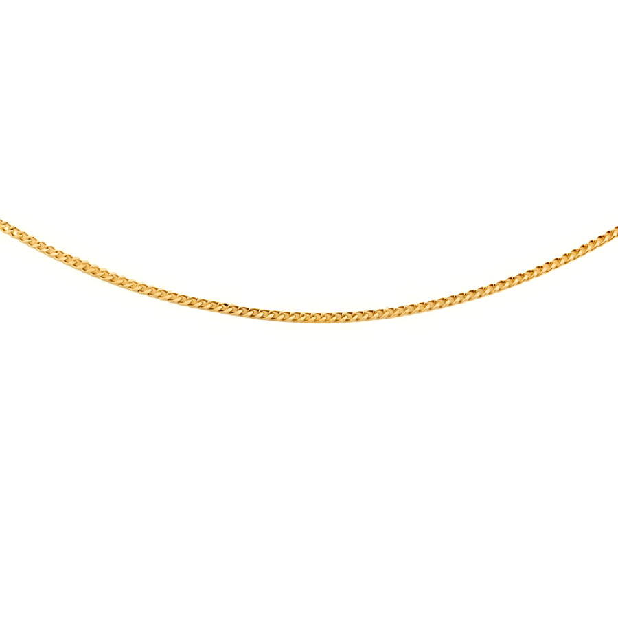 18ct gold 2.6g 18 inch curb Chain